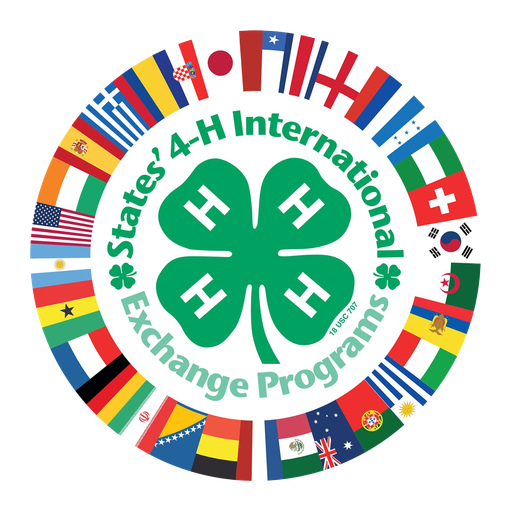 States' 4-H International Exchange Programs logo